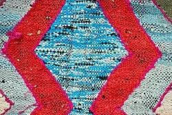 Moroccan Berber rug Boucherouite 115 x 220 cm