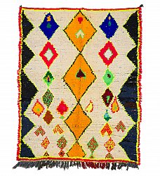 Moroccan Berber rug Boucherouite 210 x 150 cm