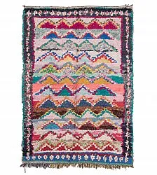 Moroccan Berber rug Boucherouite 195 x 135 cm