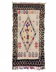 Moroccan Berber rug Boucherouite 270 x 130 cm