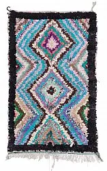 Moroccan Berber rug Boucherouite 195 x 120 cm