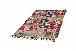 Moroccan Berber rug Boucherouite 205 x 120 cm