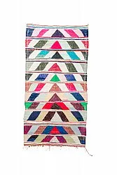 Moroccan Berber rug Boucherouite 145 x 280 cm