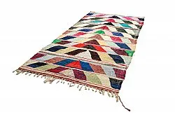 Moroccan Berber rug Boucherouite 145 x 280 cm