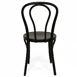 Chair - Bistro (wood/black) - 2 pcs