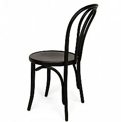 Chair - Bistro (wood/black) - 2 pcs