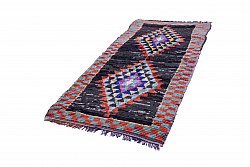 Moroccan Berber rug Boucherouite 275 x 125 cm