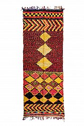 Moroccan Berber rug Boucherouite 330 x 115 cm