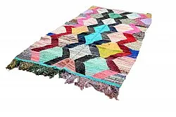 Moroccan Berber rug Boucherouite 140 x 260 cm