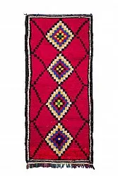 Moroccan Berber rug Boucherouite 310 x 145 cm