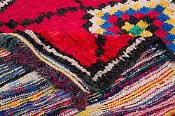 Moroccan Berber rug Boucherouite 310 x 145 cm