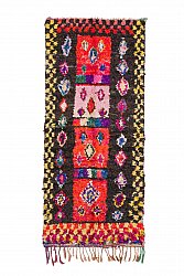 Moroccan Berber rug Boucherouite 250 x 105 cm