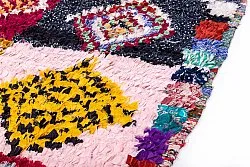 Moroccan Berber rug Boucherouite 205 x 120 cm