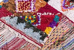 Moroccan Berber rug Boucherouite 205 x 120 cm
