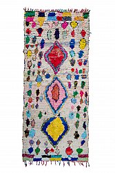 Moroccan Berber rug Boucherouite 325 x 140 cm