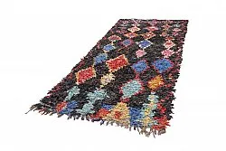 Moroccan Berber rug Boucherouite 260 x 125 cm