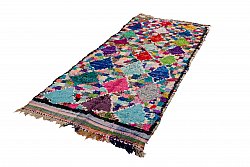 Moroccan Berber rug Boucherouite 335 x 125 cm