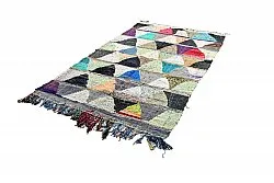 Moroccan Berber rug Boucherouite 125 x 230 cm