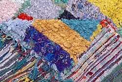 Moroccan Berber rug Boucherouite 250 x 120 cm