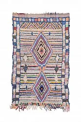 Moroccan Berber rug Boucherouite 225 x 140 cm