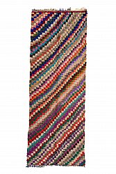 Moroccan Berber rug Boucherouite 355 x 130 cm