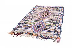 Moroccan Berber rug Boucherouite 225 x 140 cm