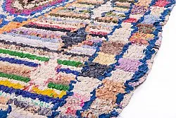 Moroccan Berber rug Boucherouite 225 x 140 cm