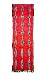 Moroccan Berber rug Boucherouite 440 x 135 cm