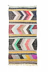 Moroccan Berber rug Boucherouite 130 x 260 cm