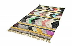 Moroccan Berber rug Boucherouite 130 x 260 cm