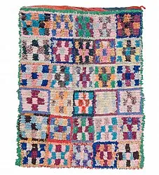 Moroccan Berber rug Boucherouite 195 x 150 cm