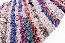 Moroccan Berber rug Boucherouite 250 x 100 cm