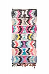 Moroccan Berber rug Boucherouite 130 x 290 cm
