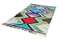 Moroccan Berber rug Boucherouite 140 x 235 cm