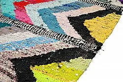 Moroccan Berber rug Boucherouite 145 x 270 cm