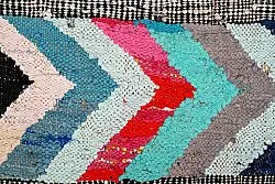 Moroccan Berber rug Boucherouite 145 x 270 cm