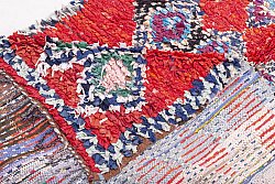Moroccan Berber rug Boucherouite 295 x 110 cm