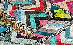 Moroccan Berber rug Boucherouite 145 x 270 cm