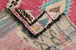 Moroccan Berber rug Boucherouite 240 x 105 cm