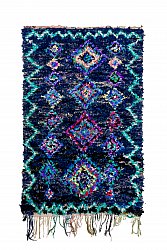 Moroccan Berber rug Boucherouite 210 x 130 cm