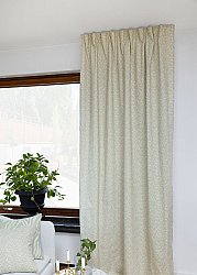 Curtains - Cotton curtain Lilja (Green)