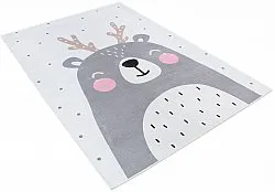 Childrens rugs - Happy Bear (white)