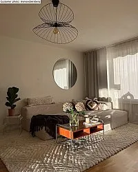 Shaggy rugs - Monti (offwhite)