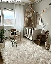 Shaggy rugs - Aranga Super Soft Fur (beige)