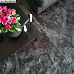 Round rugs - Aranga Super Soft Fur (anthracite)