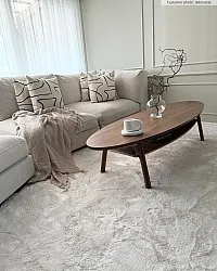 Shaggy rugs - Aranga Super Soft Fur (white)
