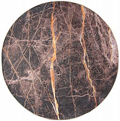 Round rug - Aris (black/gold)