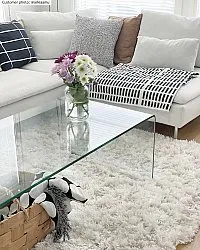 Shaggy rugs - Janjira (white)