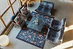 Wilton rug - Poppy (black)