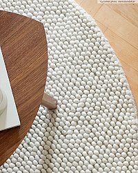 Round rug - Avafors Wool Bubble (beige)